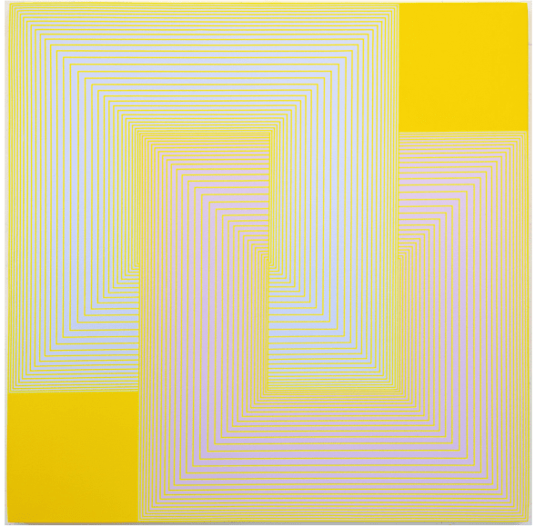 Richard Anuszkiewicz Untitled (Knot No. 1118), 1986-2019 acrylic on canvas 48 x 48 inches