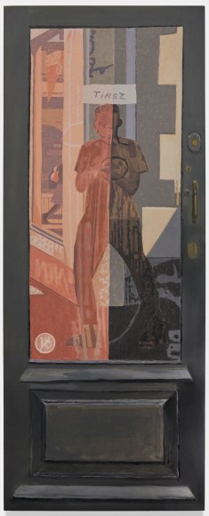 Bradley Kerl La Fringale, 2023 oil on canvas 80 x 32 inches