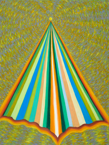 Ping Zheng The Arrow of Time, 2020 oil stick on paper 24 x 18 inches