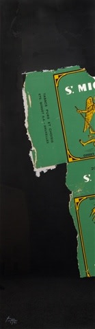 Robert Motherwell  St. Michael II, circa 1975  lithograph  paper: 60.5 x 17.8 inches  frame: 67 x 25 inches  Edition 2 of 46  initialled R. M. (lower left)  $8,000