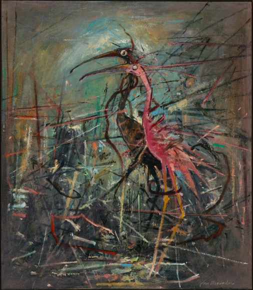 John Alexander The Cake Walk, 1985 46 3/8 x 40 1/8 in. Collection Smithsonian American Art Museum