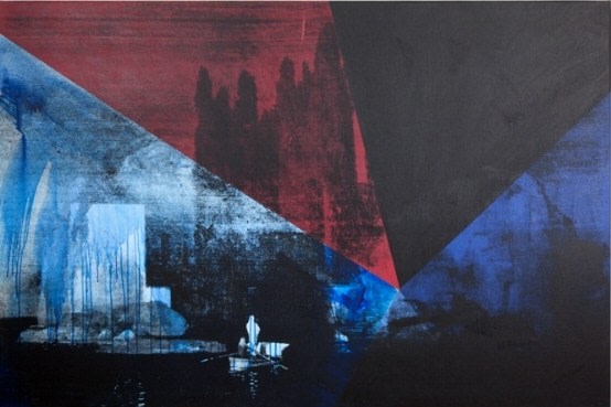 THE BRUCE HIGH QUALITY FOUNDATION Isle of the Dead, 2014 silkscreen, acrylic paint on canvas 40 x 60 inches Inquire