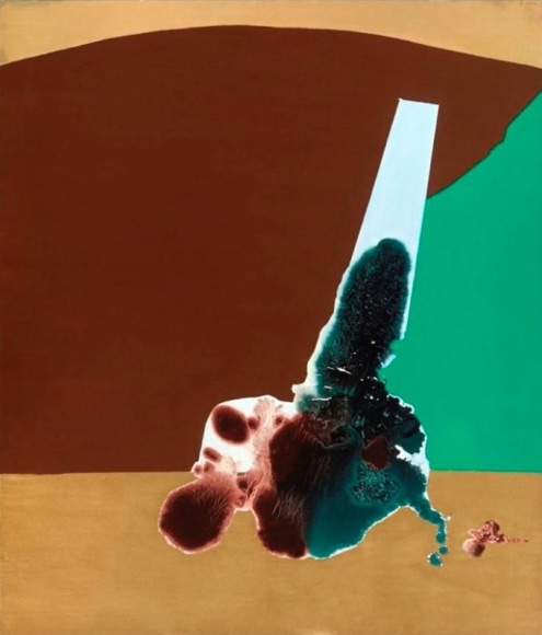 Dorothy Hood  Personage with Light, 1983  oil on canvas  60 x 70 inches