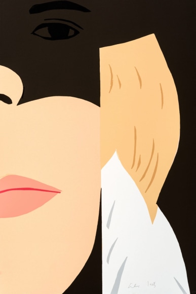 Alex Katz Sunrise 2, 2022 8 Color Woodcut on Hiromi Izumi Paper 250 gsm 25 3/4 x 17 1/4 inches Edition no. 10 of 75