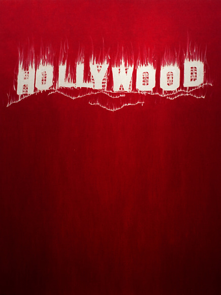Gary Simmons  Hollywood, 2013  UV pigment print on aluminum core  48 x 36 inches (121.9 x 91.4 cm)  edition of 15  $8,000