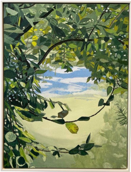 Bradley Kerl What the Clouds Are, 2024 oil on canvas 40 x 30 inches