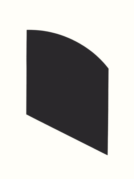 Ellsworth Kelly  Black, 2003  framed lithograph on wove paper  paper: 28 3/4 x 22 3/8 inches  frame: 30 1/4 x 23 5/8 inches  Edition 19 of 45  Signed and numbered in pencil  $16,000