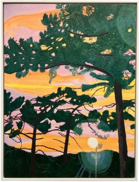 Bradley Kerl Skatepark Sunset, 2024 oil on canvas 40 x 30 inches