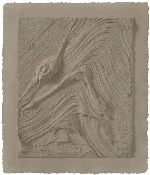 Jason Martin  Untitled (Plate IV), 2010  mixografia print on handmade paper  24 x 20 inches  Edition 28 of 30, with 5 AP, 5 HC, Proofs: 3  $5,000