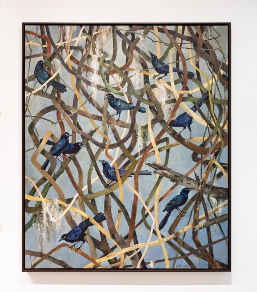 John Alexander Twisted Dreams, 2023 oil on canvas canvas: 60 1/16 x 50 3/16 inches frame: 61 3/8 x 52 1/2 inches