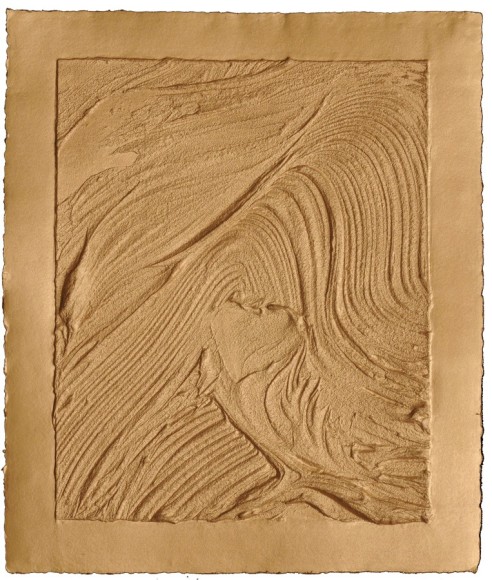 Jason Martin  Untitled (Plate II), 2010  mixografia print on handmade paper  24 x 20 inches  Edition 28 of 30, with 5 AP, 5 HC, Proofs: 3  $5,000