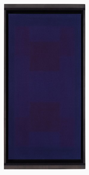 Seth Cameron No 40, 2018 watercolor on paper in maple artist frame 30 x 15 inches Inquire