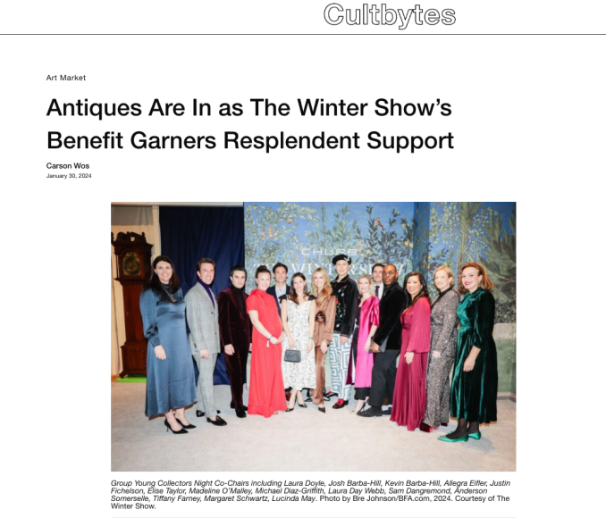 &quot;Antiques are In&quot; at The Winter Show 2024