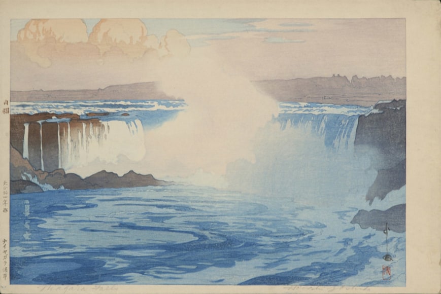 YOSHIDA HIROSHI Niagara Falls from the the United States Series 
