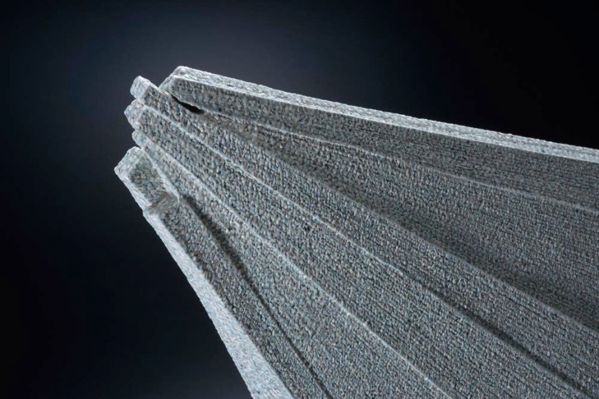 Diagonal triangular-shaped sculpture, 2012