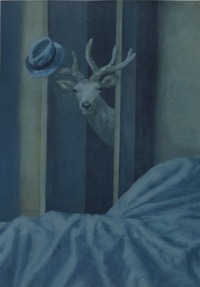 Fading Memories, Chinese Ink and Mineral Color on Paper, 2009