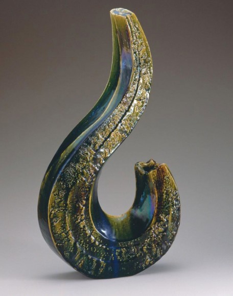Oribe J-shaped vessel, ca. 2006