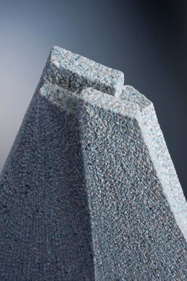 Vertical multi-faceted sculpture, 2012