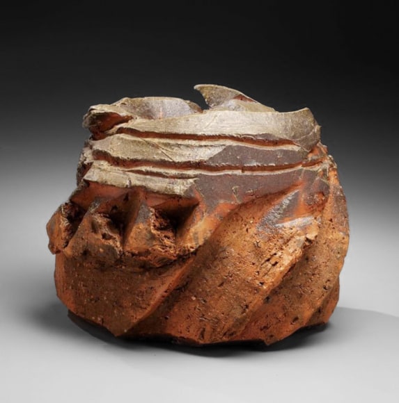 Harada Shuroku, Bizen-ware vessel, 2009, stoneware, Japanese vessel, Japanese contemporary ceramics, Japanese ceramics, Japanese pottery