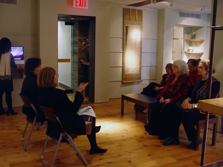 We hosted an artist talk with Kishi Eiko shortly after the hurricane week, on Saturday, November 3rd. We were glad so many people managed to brave the outdoors to come! Click the photo for more images of the talk, and visit our Facebook page  to view even more.