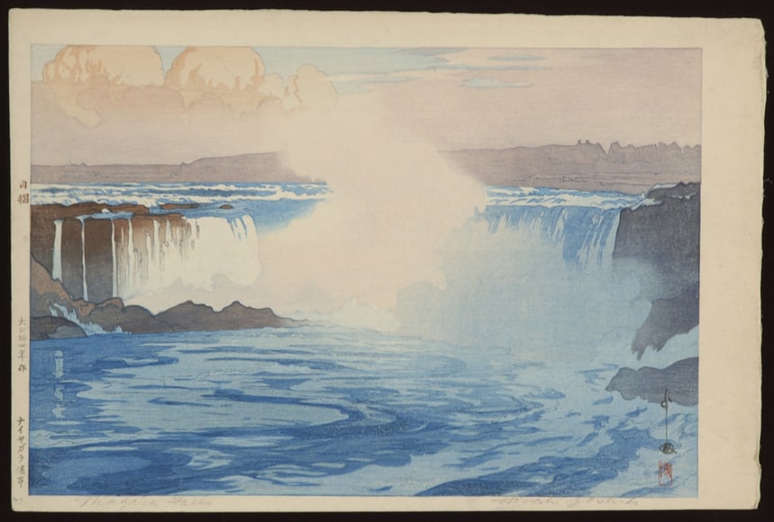 YOSHIDA HIROSHI Niagara Falls from the the United States Series 