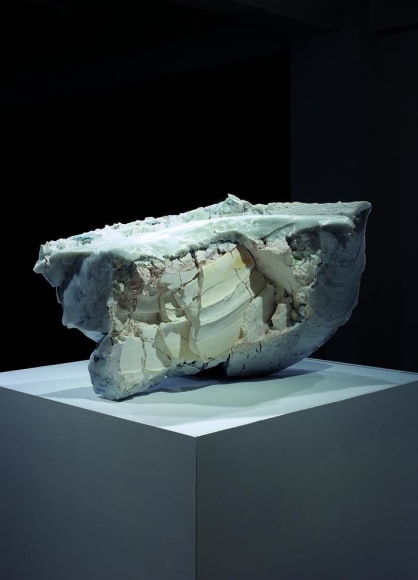 Click the photo for more images of the installation. A previous installation of the three-piece installation, titled Zetsu # 8 (Absolute/End # 8), by Nishida Jun on display in an exhibition that traveled to Fleur Gallery, Kyoto Seika University in Kyoto and Artcourt Gallery in Osaka.