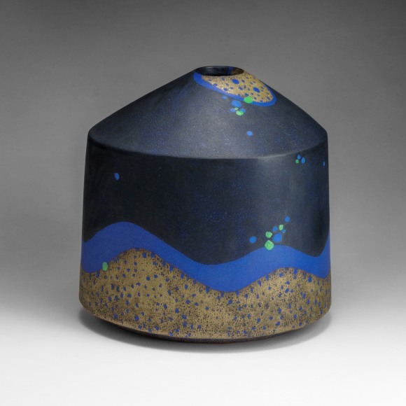 Morino Hiroaki Taimei, contemporary Japanese ceramics, contemporary potter, Japanese clay art, Japanese artist, glazed stoneware, sculpture, object