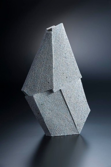 Vertical multi-faceted sculpture, 2012