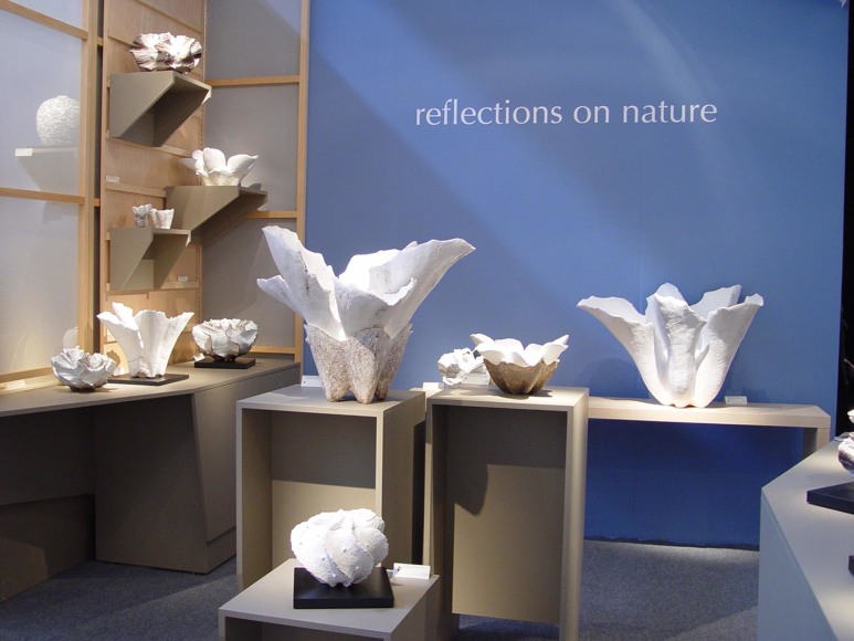 Koike Shoko installed at Joan B Mirviss LTD&#039;s booth