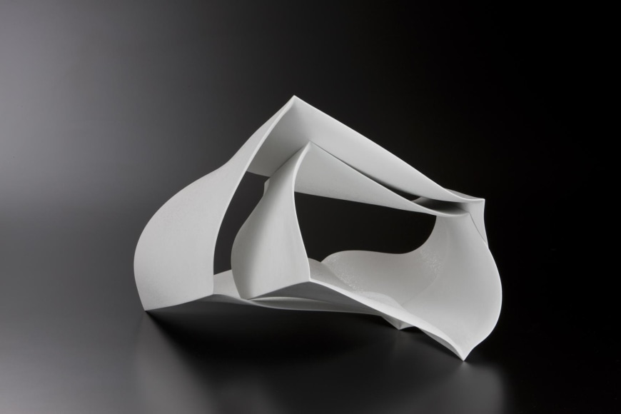 Ceramic sculpture titled &#039;Forms in Succession #9&#039; 2010