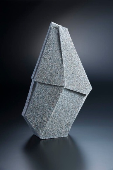 Vertical multi-faceted sculpture, 2012