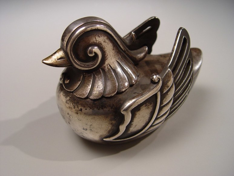 ANONYMOUS Mandarin duck incense burner