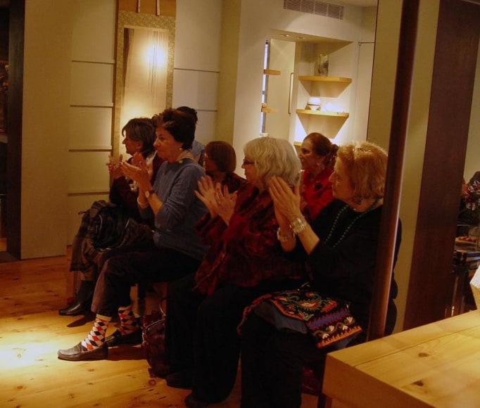 We hosted an artist talk with Kishi Eiko shortly after the hurricane week, on Saturday, November 3rd. We were glad so many people managed to brave the outdoors to come! Click the photo for more images of the talk, and visit our Facebook page  to view even more.