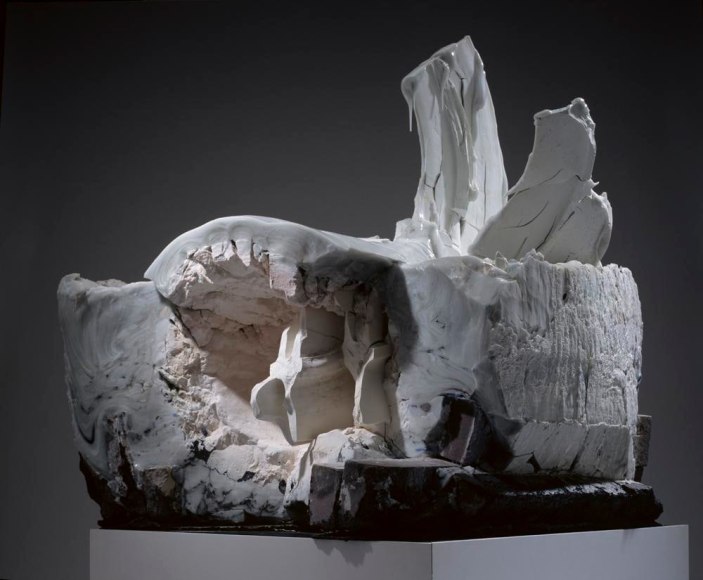 Click the photo for more images of the installation. A previous installation of the three-piece installation, titled Zetsu # 8 (Absolute/End # 8), by Nishida Jun on display in an exhibition that traveled to Fleur Gallery, Kyoto Seika University in Kyoto and Artcourt Gallery in Osaka.