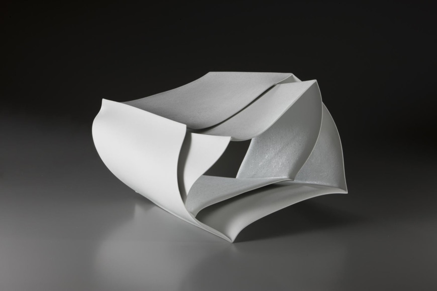 Ceramic sculpture titled &#039;Forms in Succession #18&#039; 2010