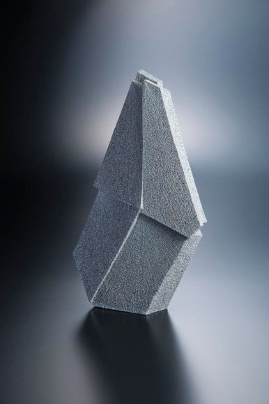 Vertical multi-faceted sculpture, 2012