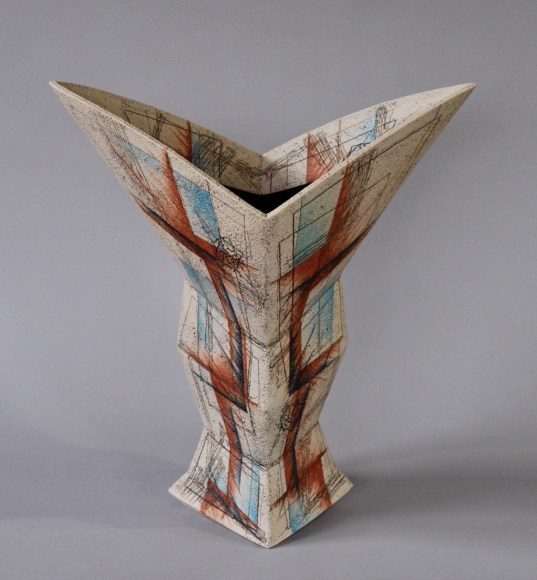 Multi-planar vessel titled Kabukimono (Chivalrous Man), 2019