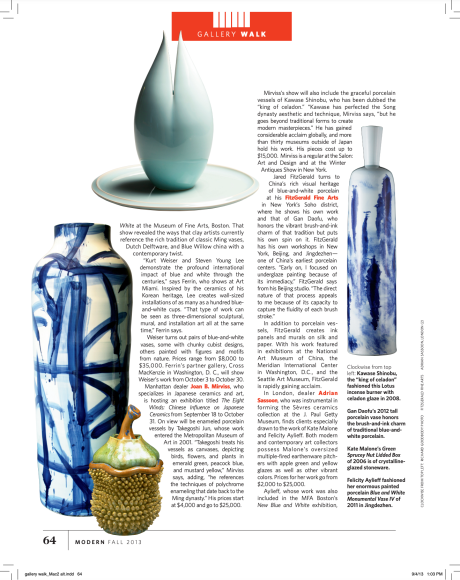 Modern Magazine: Gallery Walk