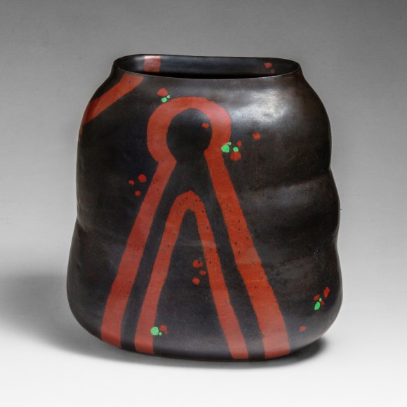 Morino Hiroaki Taimei, contemporary Japanese ceramics, contemporary potter, Japanese clay art, Japanese artist, glazed stoneware, sculpture, object