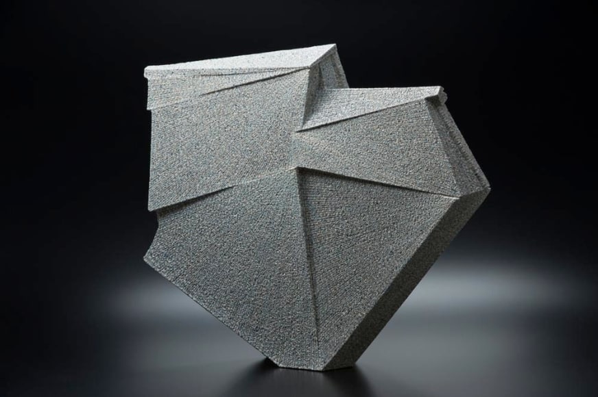 Large diamond-shaped sculpture, 2011