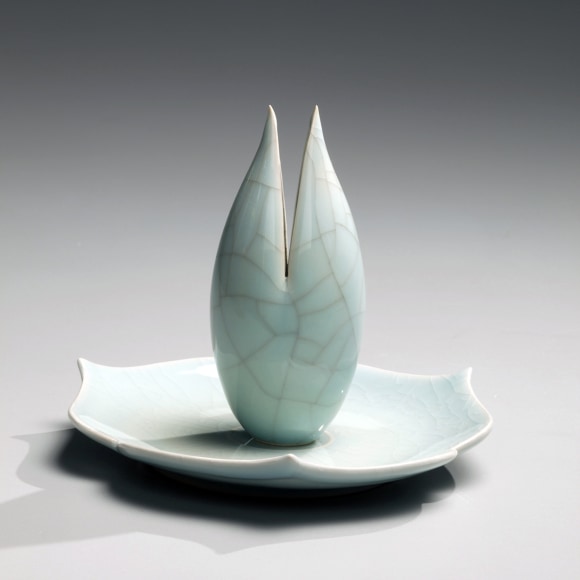 Kawase Shinobu (b. 1950), Small lotus incense burner