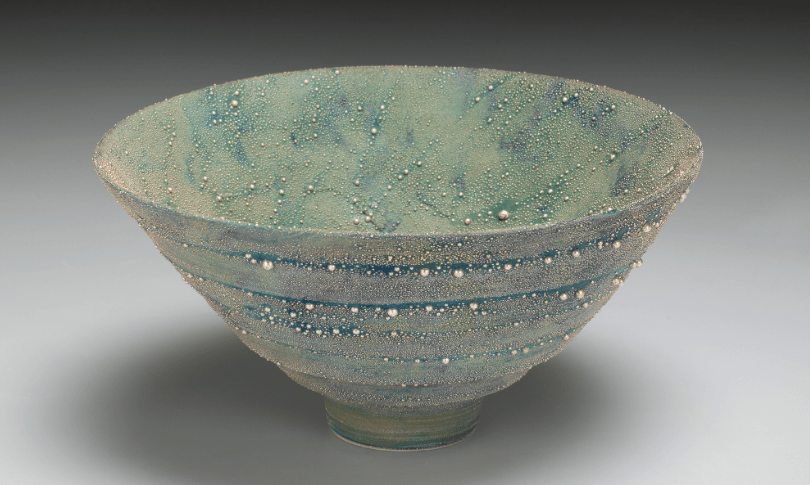 Kondō Takahiro (Japanese, born 1958).&nbsp;Silver Mist Colors Tea Bowl, 2013. Glazed porcelain, 2 15/16 &times; 6 1/4 &times; 6 1/4 in. (7.5 &times; 15.8 &times; 15.8 cm). Carol and Jeffrey Horvitz Collection. &copy; Kondō Takahiro. (Photo: Richard P. Goodbody and John Morgan)