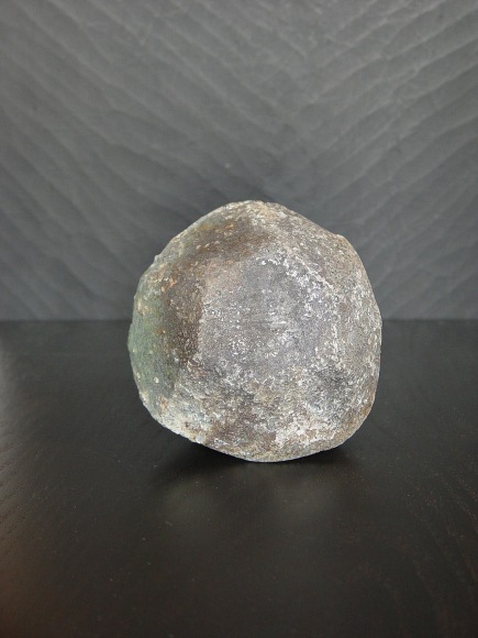 Small triangular Tanba flower vase with pinched neck and kiln effects, 2011