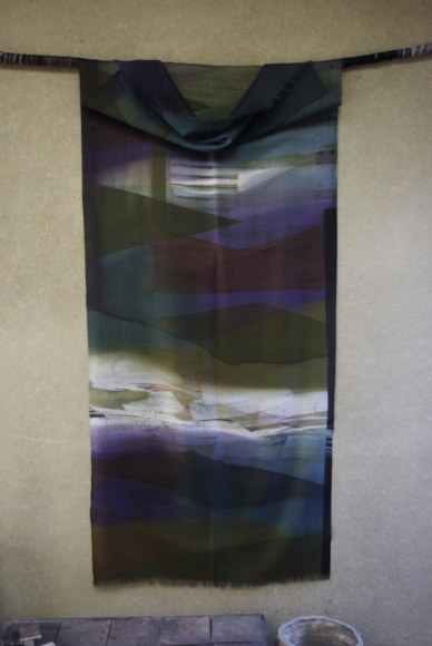 Thin wool, Rouketsu Dyeing