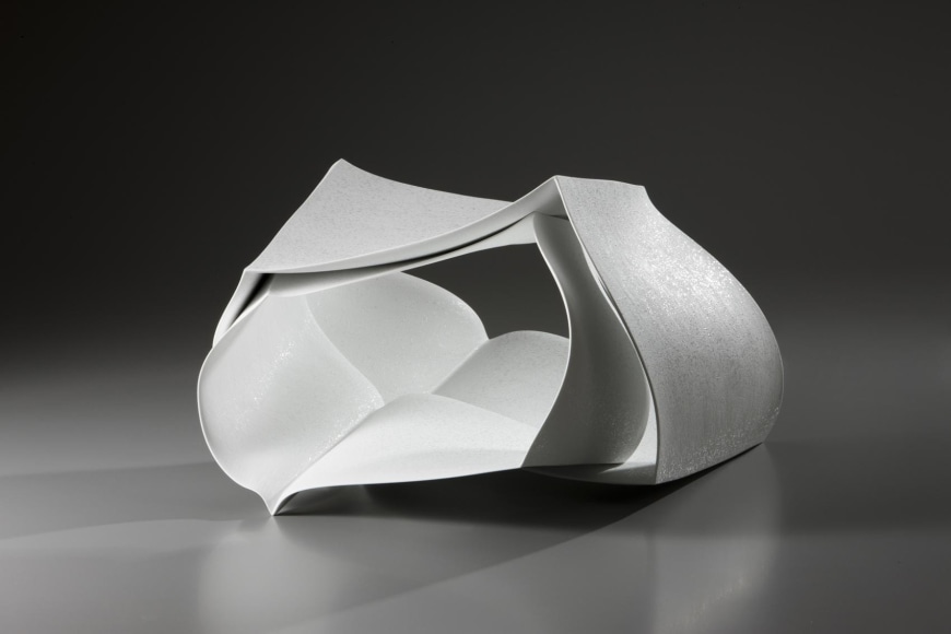 Ceramic sculpture titled &#039;Forms in Succession #13&#039; 2010