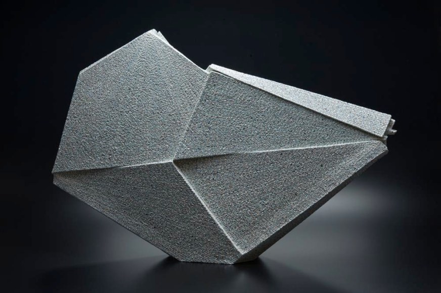 Large horizontal multi-faceted sculpture, 2011