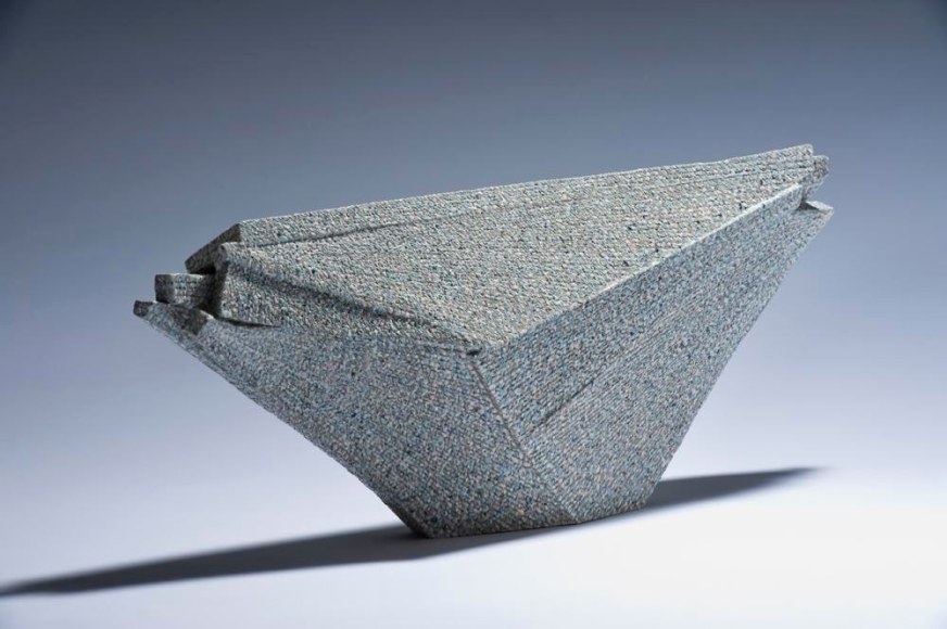 Horizontal sculpture with extended corner on both sides, 2012