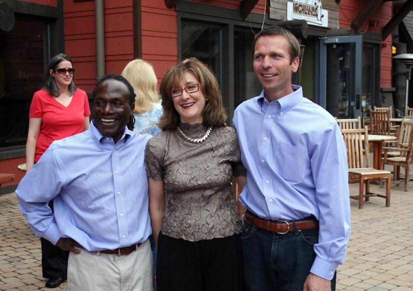 Sam Harvey, Joan Mirviss and Alleghany Meadows