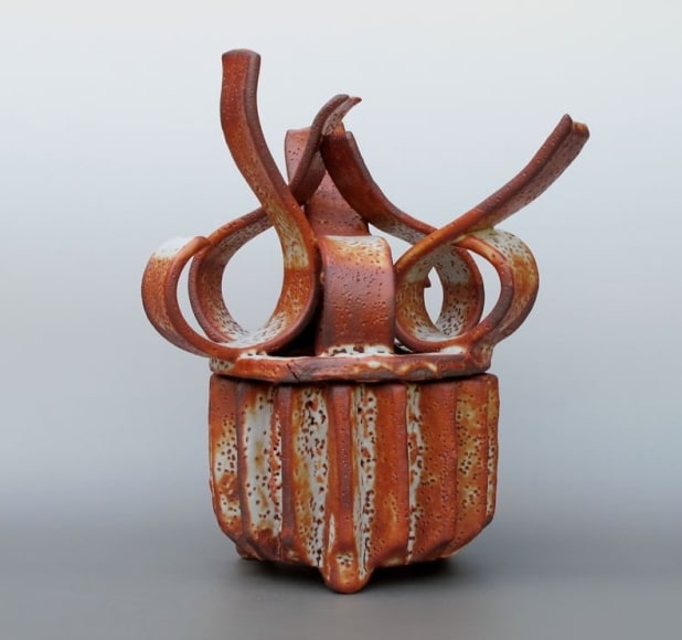 Shino-glazed incense burner, 2012