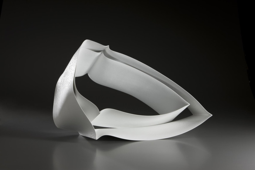 Ceramic sculpture titled &#039;Forms in Succession #14&#039; 2010